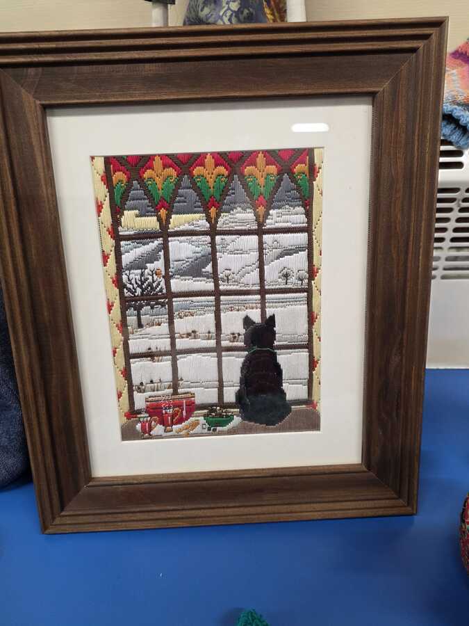 Julie  Finishing off a 20 year old project to do four window scenes